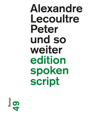 cover image of Peter und so weiter